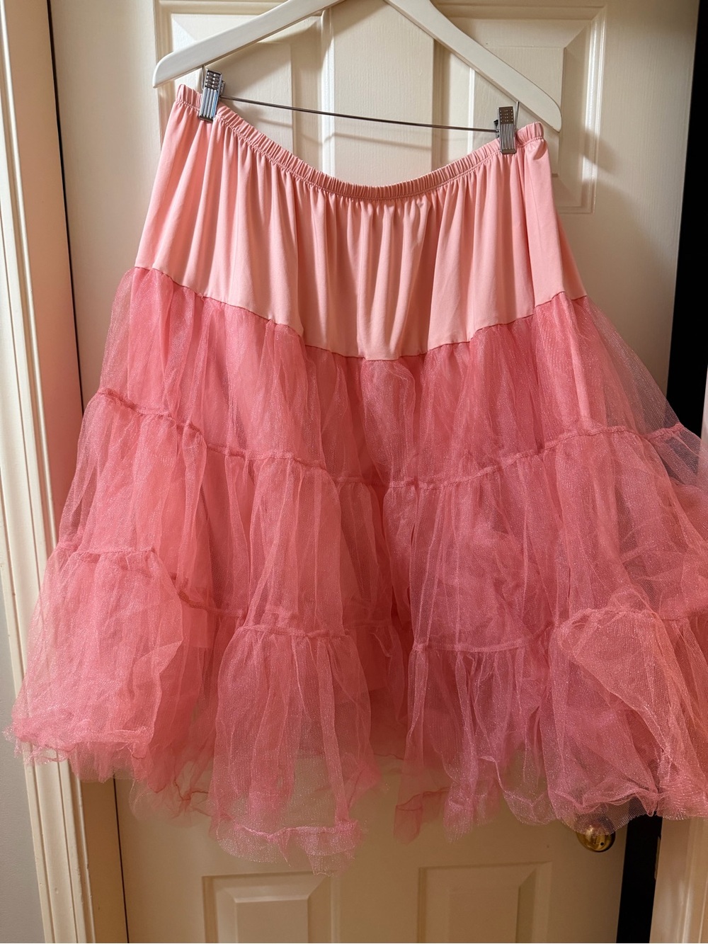 Lindy Bop Pink Tiered Tulle Petticoat / Crinoline